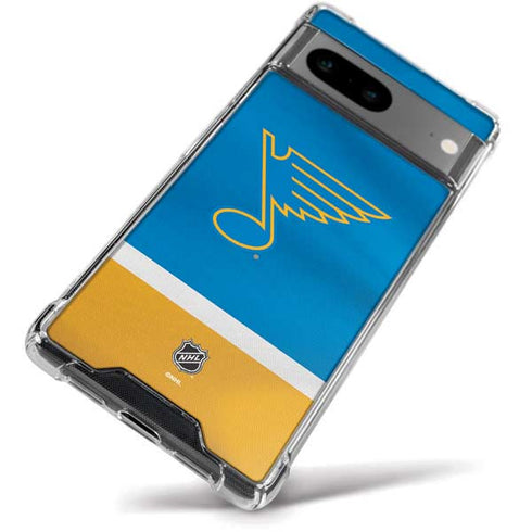 NHL St. Louis Blues Jersey Google Pixel 8a Clear Case